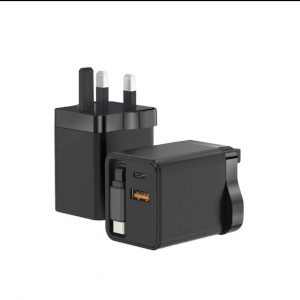 Gan 65w Fast Charger With Extendable Cord