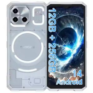 DOOGEE Blade GT AI 5G LED Light Effect, 10.5mm Ultra-Thin Android 14 Rugged Phone