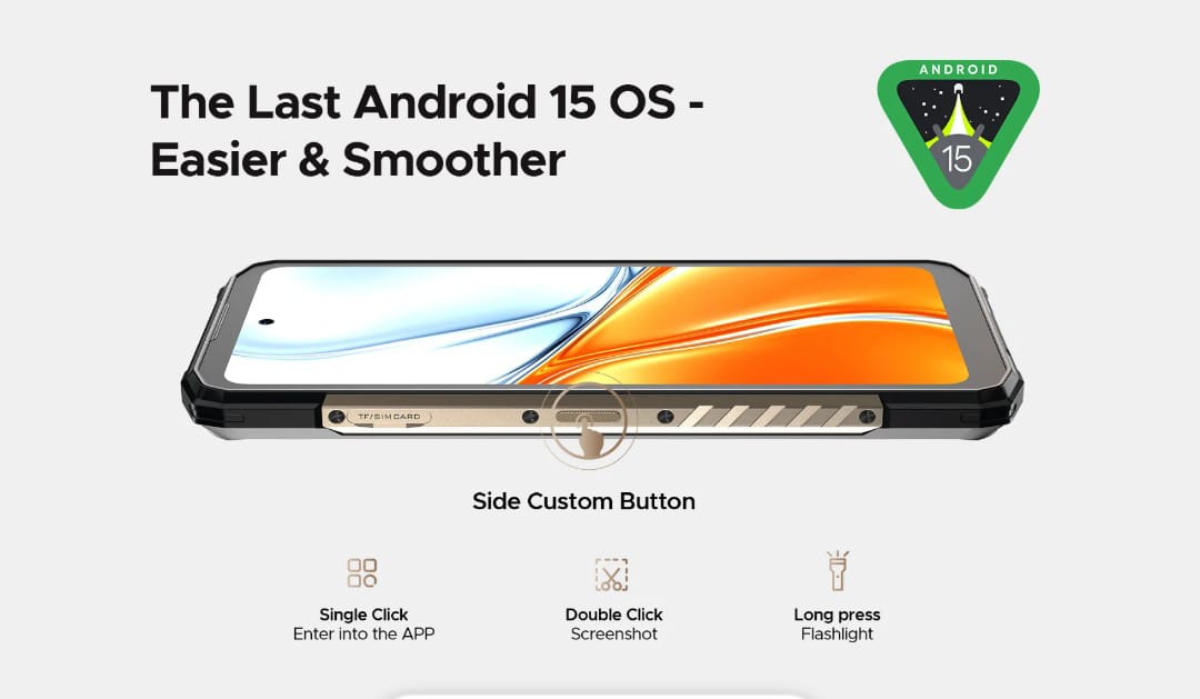 DOOGEE Blade20 Turbo 32GB RAM+256GB ROM 5G Android 15 Rugged Phone - Image 2